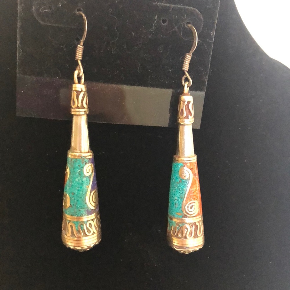 Beautiful handmade silver earrings